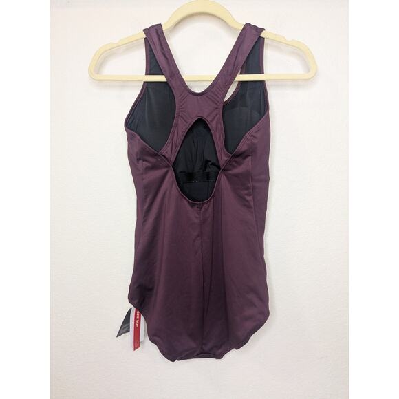 Baleaf UPF 50 Purple Athletic Workout One Piece Swimsuit Womens Size 34 Small - Picture 6 of 6